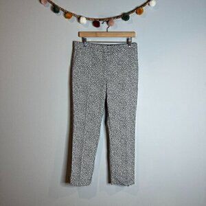 Ann Taylor black and white animal print dress pants